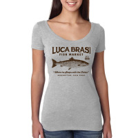 Luca Brasi Fish Market Travel Women's Triblend Scoop T-shirt | Artistshot