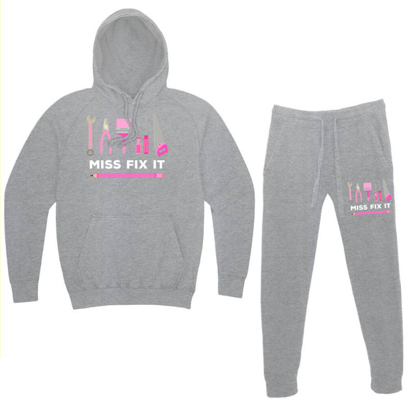 Miss Fix It Handy Women Diy Cool Hoodie & Jogger Set | Artistshot