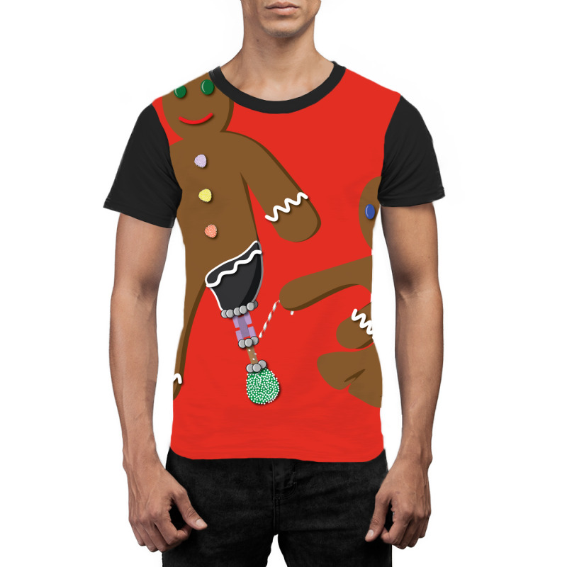 Gingerbread Prosthetics Green Graphic T-shirt by stolivchmielj | Artistshot