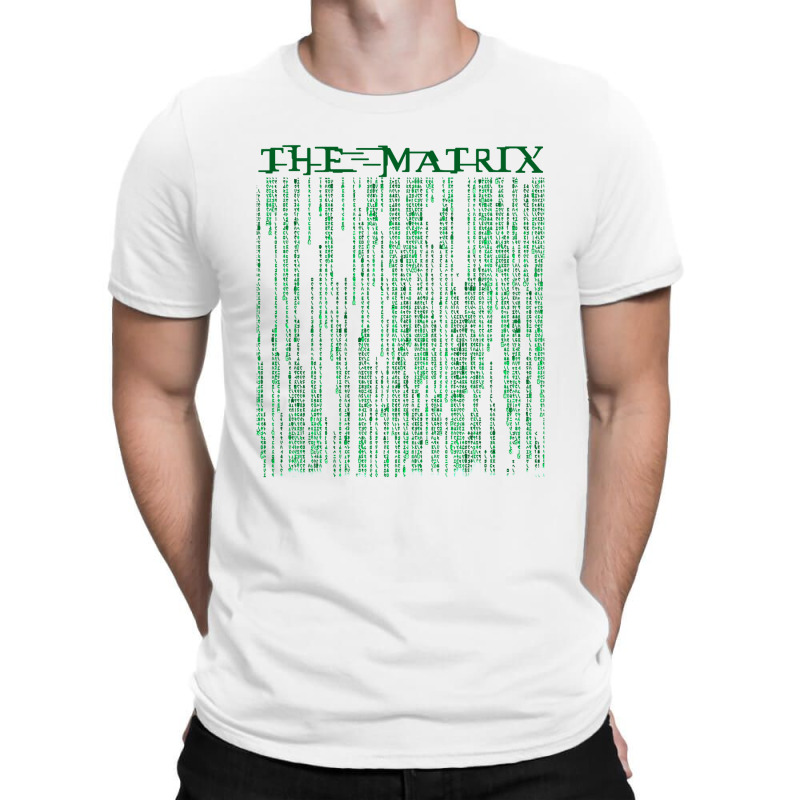 Limited Edition T-shirt  Black Matrix Green Code T-Shirt by Bostic Walling | Artistshot