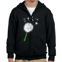 Dandelion Wish Youth Zipper Hoodie | Artistshot