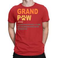 Funny Best Dog Grandpa Ever Grandpaw Apparel Retro Grand Paw Nature T-shirt | Artistshot