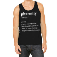 Funny Pharmily Definition Pharmacist Pharmacy Technician Blue Tank Top | Artistshot