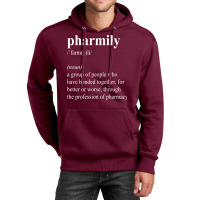 Funny Pharmily Definition Pharmacist Pharmacy Technician Blue Unisex Hoodie | Artistshot