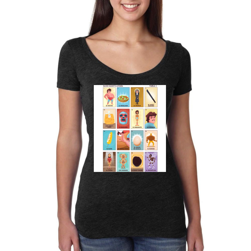 Nacho Daddys Lotera Hipster Women's Triblend Scoop T-shirt by djorkyahouao | Artistshot