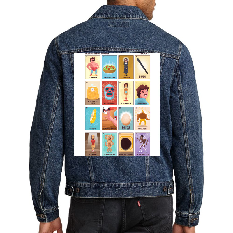 Nacho Daddys Lotera Hipster Men Denim Jacket by djorkyahouao | Artistshot