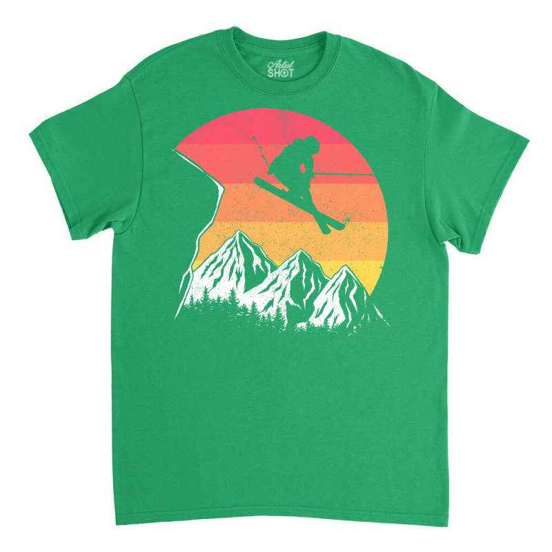 Vintage Alpine Skiing Love Classic T-shirt | Artistshot