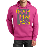 3d Effect Scrambled Letter Of Happiness Tumblr Unisex Hoodie | Artistshot