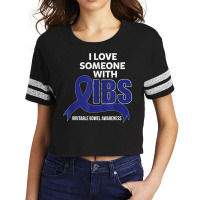 I Love Someone With Ibs Irritable Bowel Syndrome Valentines T Shirt Scorecard Crop Tee | Artistshot