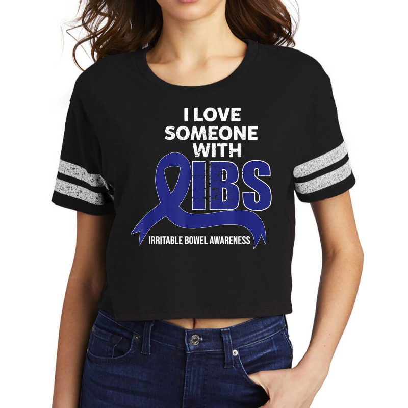 I Love Someone With Ibs Irritable Bowel Syndrome Valentines T Shirt Scorecard Crop Tee by wiltoban | Artistshot