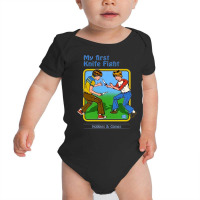 Artistshort Trending My First Knife Fight-vg4jt Baby Bodysuit | Artistshot