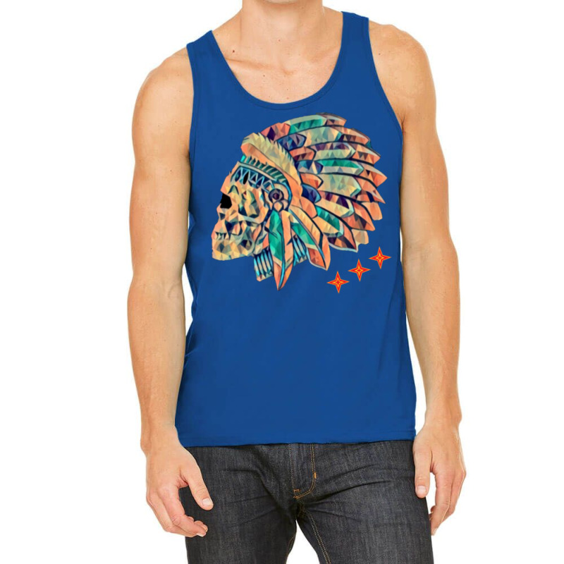 Indian Skull Chief Travel Tank Top by tindalberkay9 | Artistshot