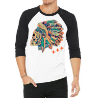 Indian Skull Chief Travel 3/4 Sleeve Shirt | Artistshot