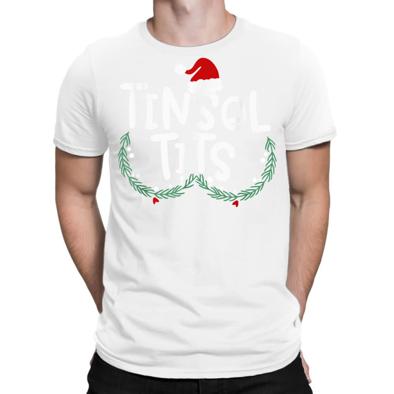 Tinsel Tits And Jingle Balls Funny Matching Christmas Couple Hippie T-shirt | Artistshot