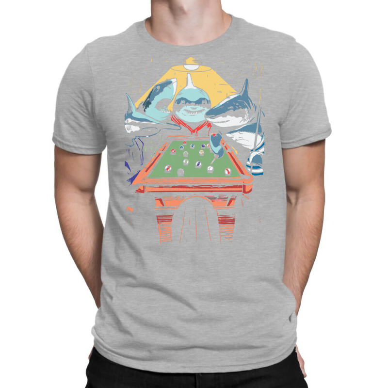 Pool Sharks Shark Billiards Game Travel T-Shirt by nocniwignera | Artistshot