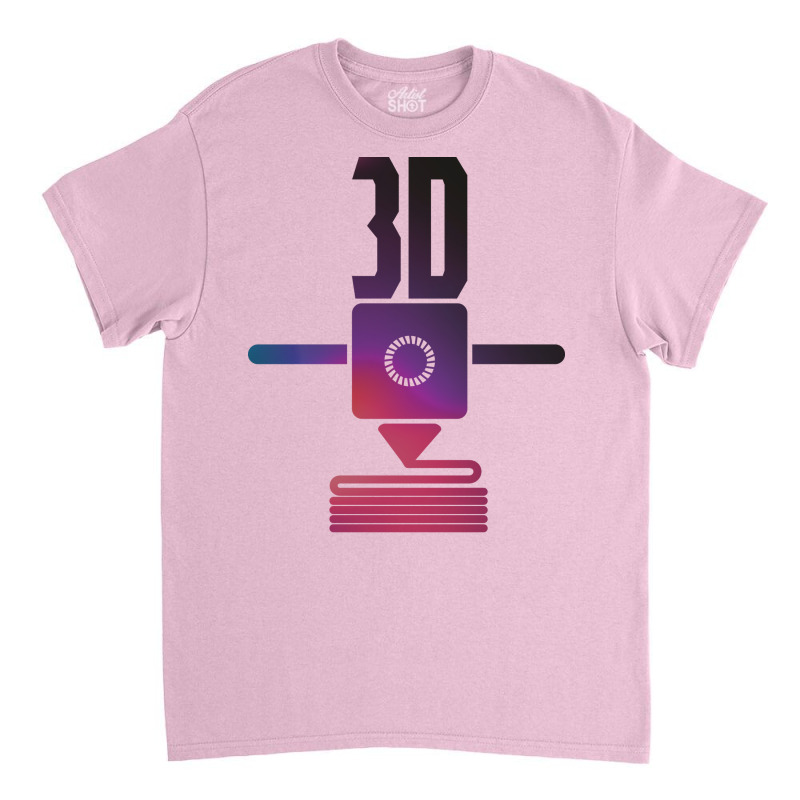 3d Printer For The Maker Quote Blue Classic T-shirt by samjiemineef | Artistshot