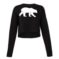 Walking Polar Bear  Copy Cropped Sweater | Artistshot