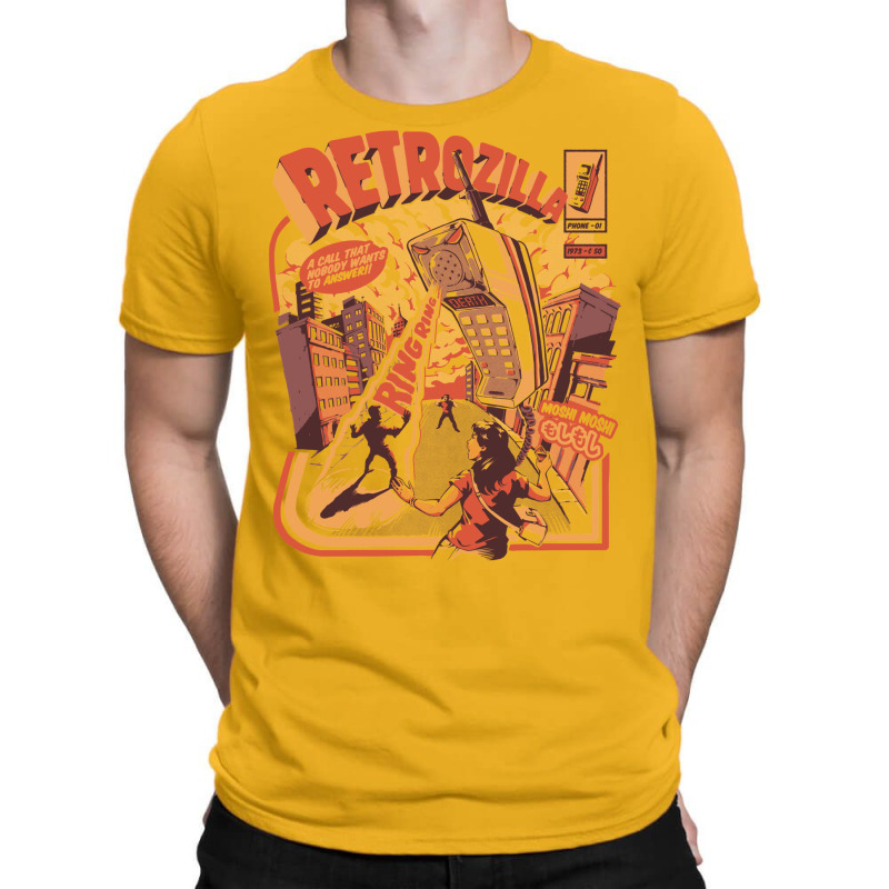 Retro Phonezilla T-shirt | Artistshot