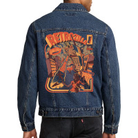 Retro Phonezilla Men Denim Jacket | Artistshot