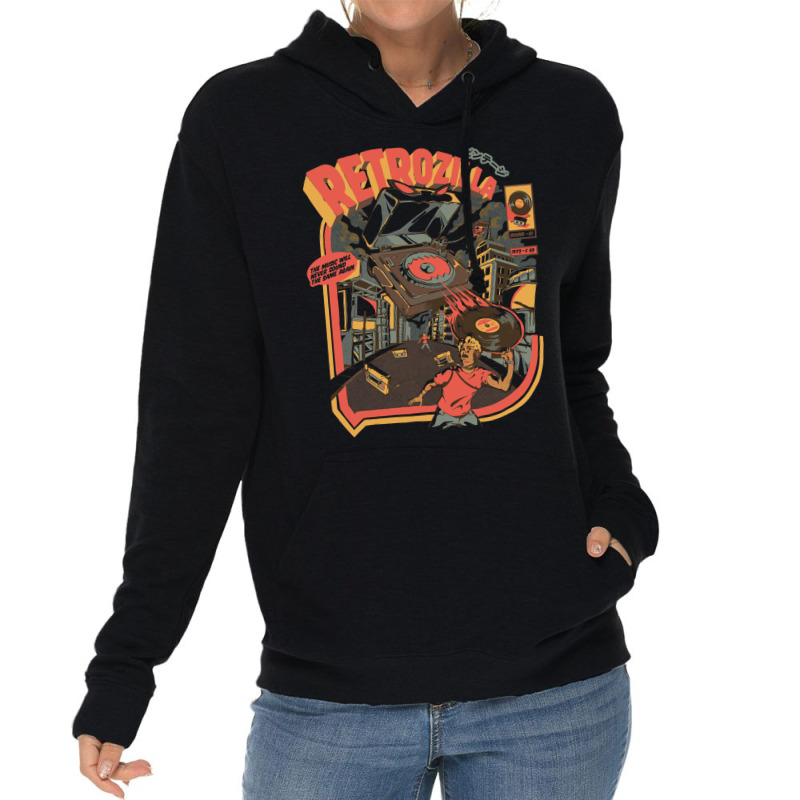 Retro Soundzilla Lightweight Hoodie | Artistshot