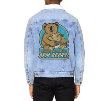 Defend Your Right To Arm Bears 1998 Humor Unisex Sherpa-lined Denim Jacket | Artistshot