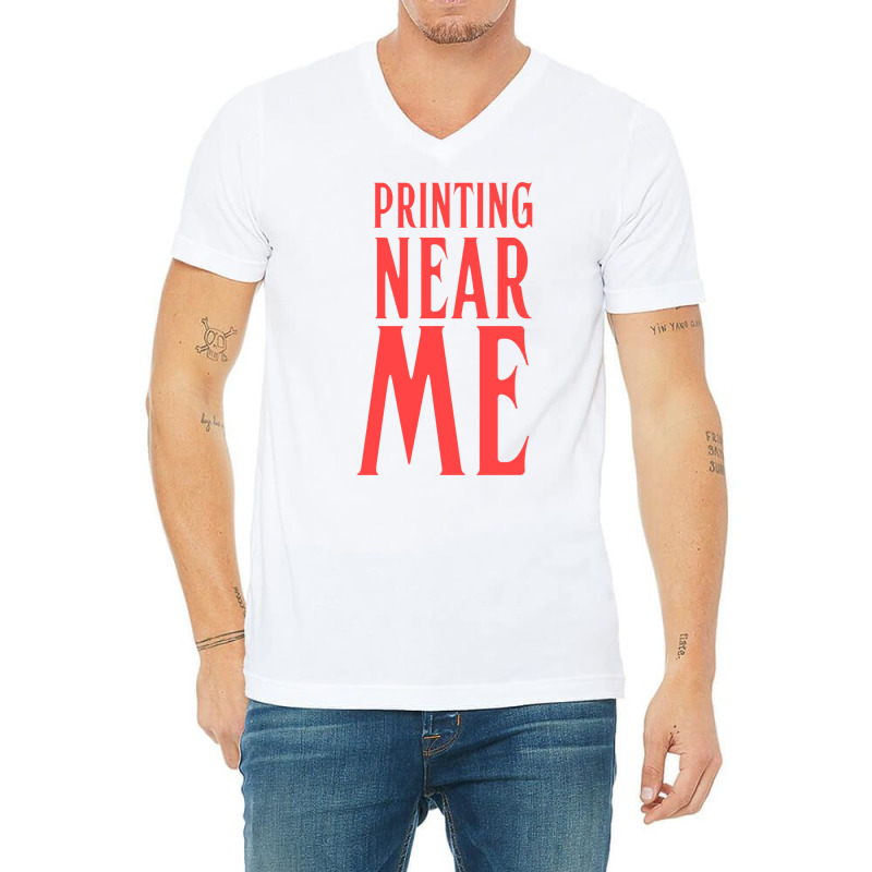 Printing Near Me Trending V-Neck Tee by schalforlays | Artistshot