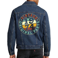 Vintage 1974 Parts Funny Men Denim Jacket | Artistshot