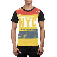 Nyc New York City Designs Green Graphic T-shirt | Artistshot