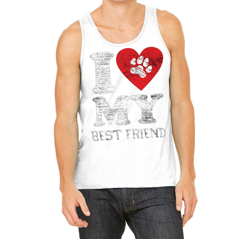 I Love My Best Friend Aesthetic Tank Top | Artistshot