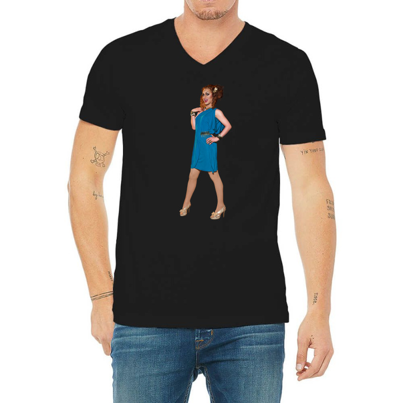 Jinkx Monsoon 35 V-Neck Tee by muronialgabak | Artistshot