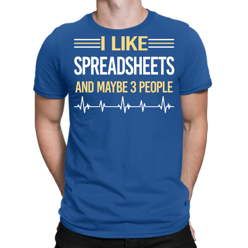 3 People Spreadsheet Spreadsheets Girl T-shirt | Artistshot