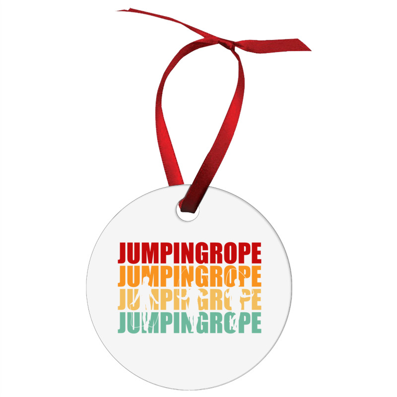 Retro Jumping Rope Skipping Fitness Pullover Hoodie Ornament | Artistshot