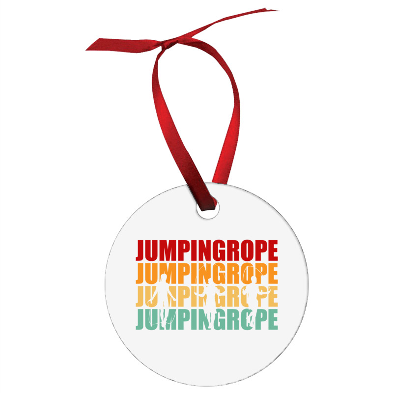 Retro Jumping Rope Skipping Fitness Pullover Hoodie Ornament | Artistshot