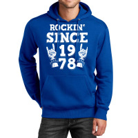 Rockin Since 1978 Nature Unisex Hoodie | Artistshot