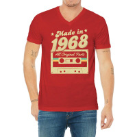 Made In 1968 Funny V-neck Tee | Artistshot