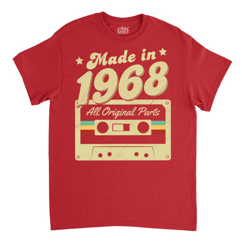 Made In 1968 Funny Classic T-shirt by mossovtrujiol | Artistshot