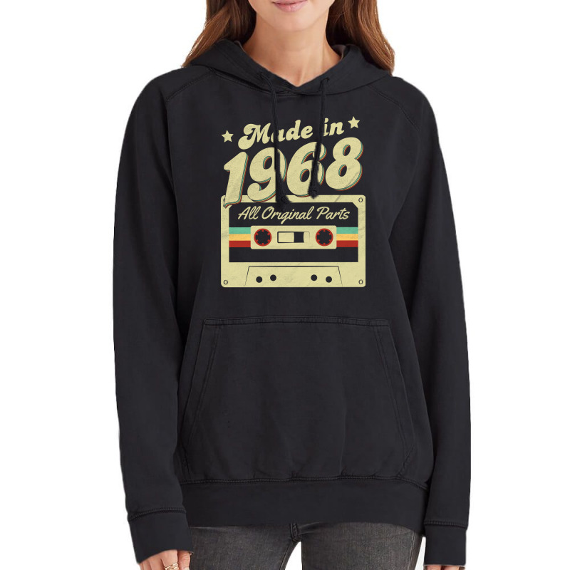 Made In 1968 Funny Vintage Hoodie by mossovtrujiol | Artistshot