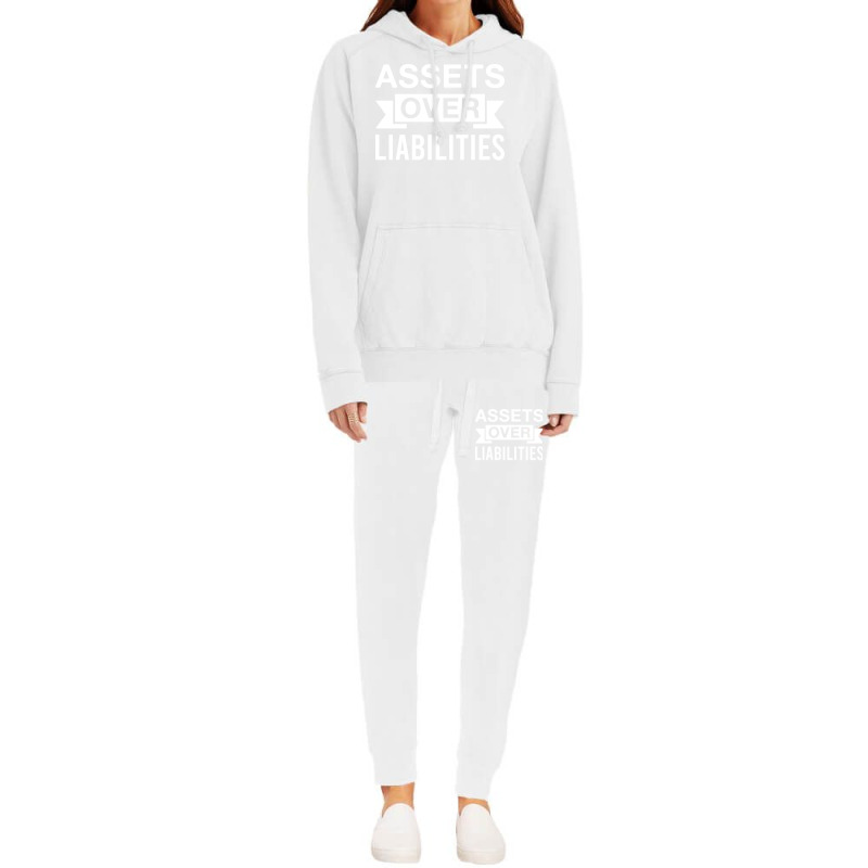 Assets Over Liabilities Finance Entrepreneur Accountant Hoodie & Jogger Set | Artistshot