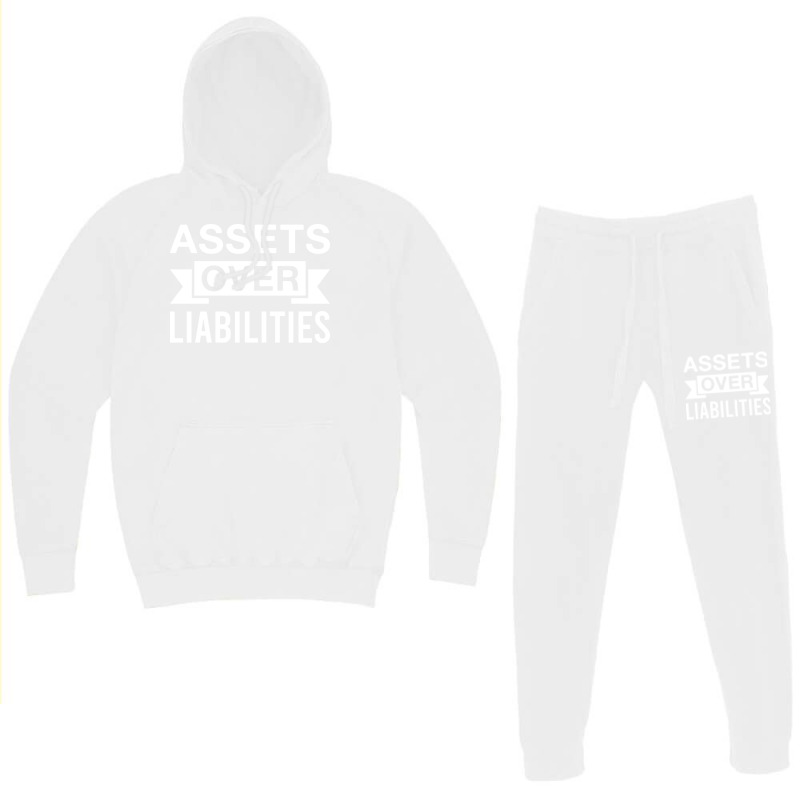 Assets Over Liabilities Finance Entrepreneur Accountant Hoodie & Jogger Set | Artistshot