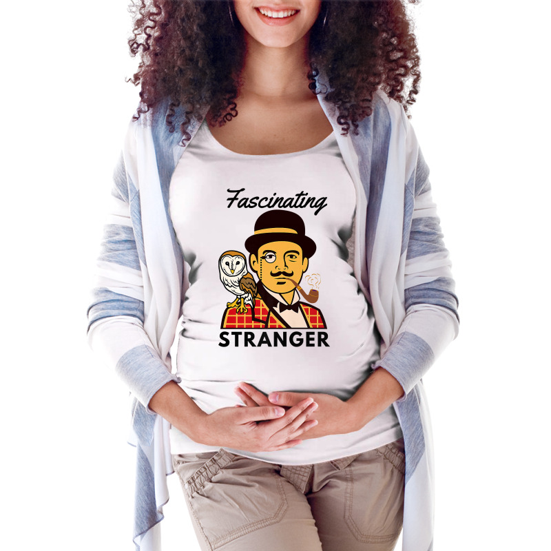 Fascinating Stranger Premium T Shirt Maternity Scoop Neck T-shirt by atereabag | Artistshot