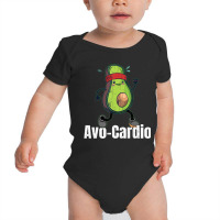 Avo-cardio Vegetarian Vegan Vegetables Food Lover Baby Bodysuit | Artistshot