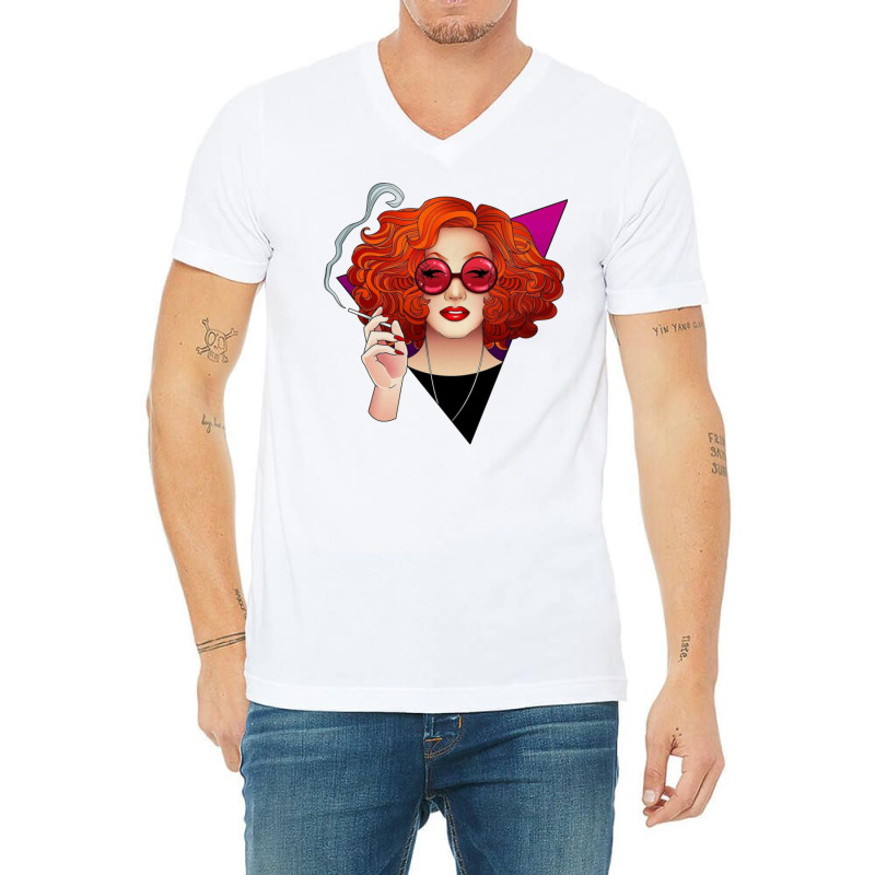 Jinkx Monsoon Art Cute V-Neck Tee by muronialgabak | Artistshot