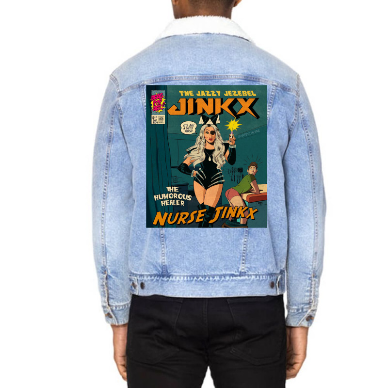 Jinkx Monsoon Classic Unisex Sherpa-Lined Denim Jacket by muronialgabak | Artistshot