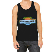 Artistshort Trending Ship Island Beach Mississippi, Palm Trees Sunset Tank Top | Artistshot