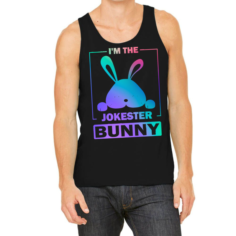 Im The Jokester Bunny T  Shirt Funny Colorful Bunny, I'm The Jokester Tank Top | Artistshot