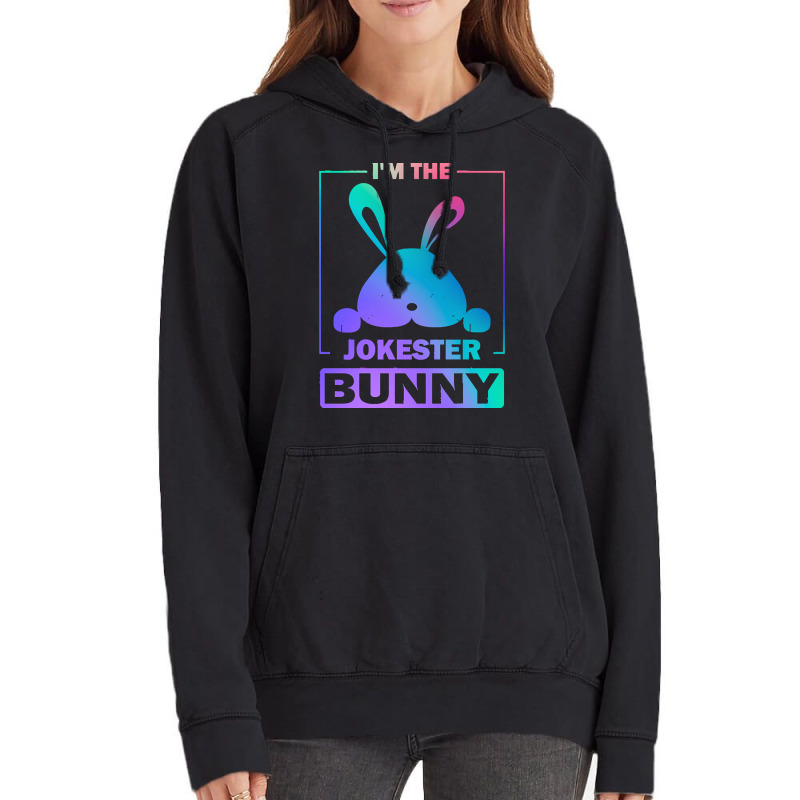 Im The Jokester Bunny T  Shirt Funny Colorful Bunny, I'm The Jokester Vintage Hoodie | Artistshot