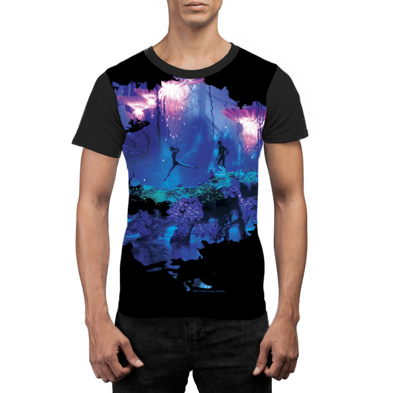 Avatar Pandora Jellyfish Forest Poster Long Sleeve T Shirt Graphic T-shirt | Artistshot