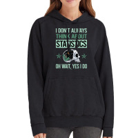 Funny Skeleton Yes I Do Statistics Aesthetic Vintage Hoodie | Artistshot