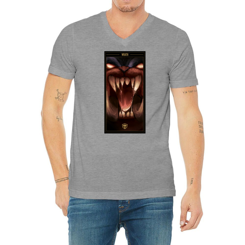 Mega Gnar V-neck Tee | Artistshot