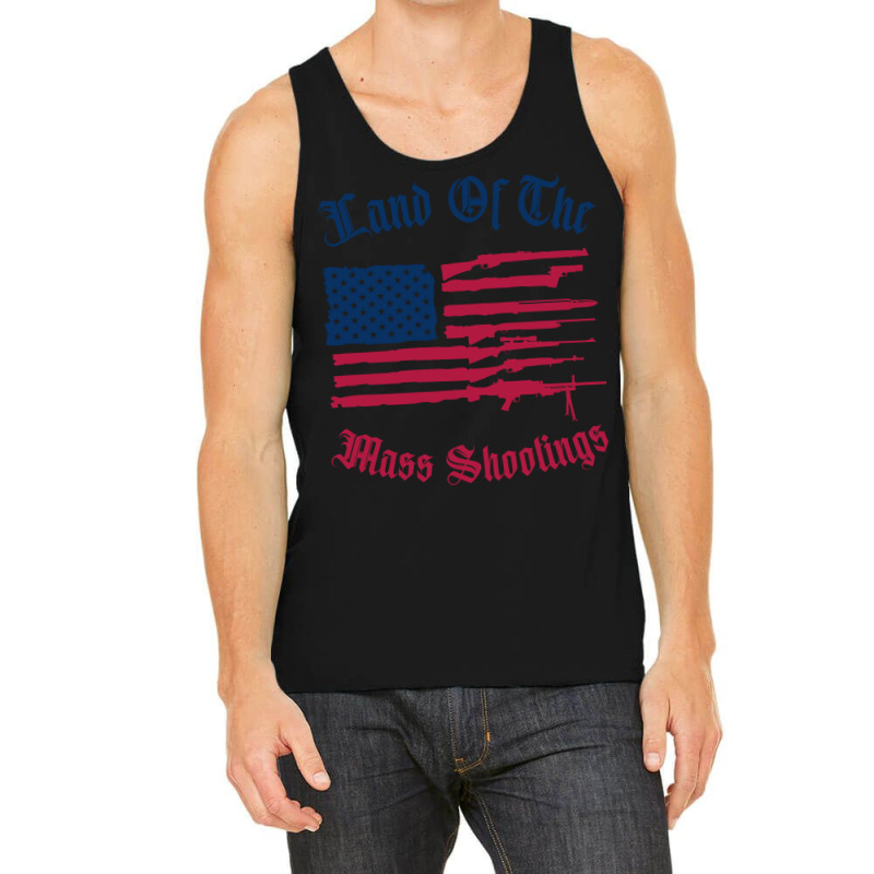 Land Of The Mass Shootings Hippie Tank Top by laihanmoratx | Artistshot